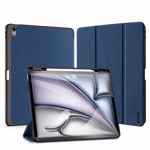 Futrālis Dux Ducis Domo Apple iPad Air 13 2024/iPad Air 13 2025 tumši zils