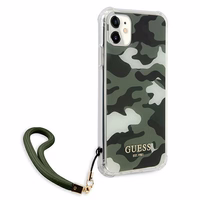 Guess GUHCN61KSARKA iPhone 11 6.1" / Xr zaļš/haki cietais apvalks Camo kolekcija