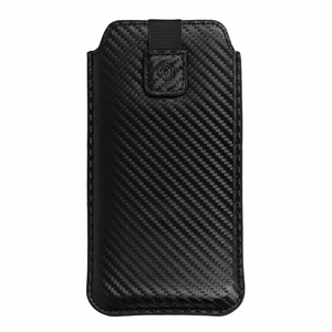 Wonder CARBON viedtālruņa apvalks (Izmērs L) Iphone 13 Mini/12 Mini/SE 2020/2022/7/8 MELNS