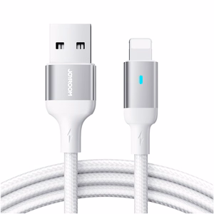 Joyroom Extraordinary Series A10 USB-A / Lightning 2.4A kabelis 1.2 m - balts