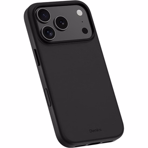 Benks Magnetic Vita Pro silikona maciņš (C.K.QY.AP.BK.0072) iPhone 18 Pro/17 Pro, melns, ar kameras vadības pogu