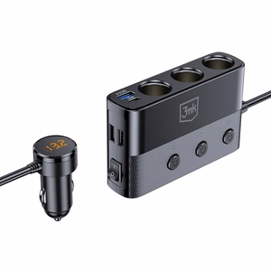 Car charger 3mk Car Power Splitter 120W 3xUSB-A/USB-C/3xDC