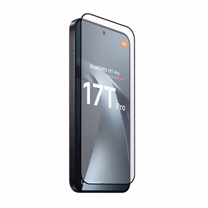 Crong 3D Armour Glass Lite pa visu virsmu līmējams rūdīta stikla ekrāna aizsargs Xiaomi 17T Pro 5G