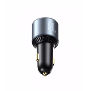 Automašīnas lādētājs Joyroom JR-CCN07, pelēks, 100W (2xPD / 1xQC3.0) + Type-C / Type-C 100 cm kabelis