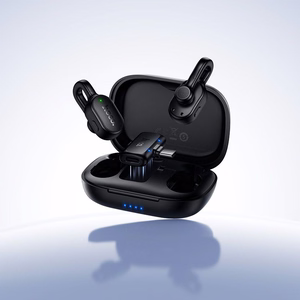 Bezvadu piespraužamais mikrofons Hoco L27, USB C, melns