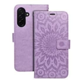 MEZZO grāmatas apvalks SAMSUNG A56 5G mandala violeta