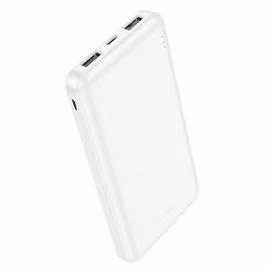 Внешний аккумулятор Hoco 10000 mAh 2,1A J100 белый