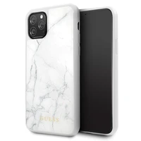Guess Marble vāciņš iPhone 11 Pro - balts