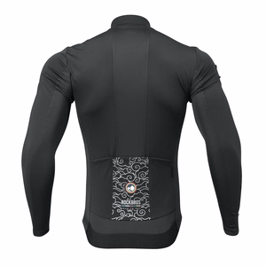 Rockbros TLWT001 ROAD TO SKY windproof insulated cycling jersey M - black