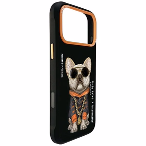 Melns NIMMY STILĪGS SUNS AR BRILLĒM vāciņš modelim IPHONE 18 Pro Max/17 Pro Max