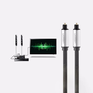 Ugreen AV108 10540 optiskais Toslink/SPDIF kabelis 2m - pelēks