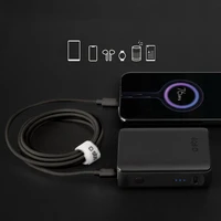 SBS TECABLETISSUETCK USB-C - USB-C 1,5 m 60W pīts kabelis - melns