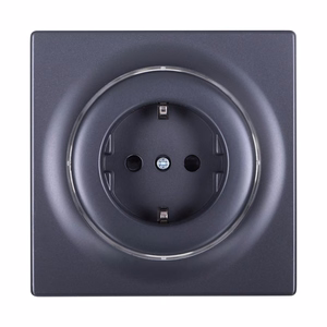 Fibaro FGWSONF-011-8 kontaktligzda Type F Melns