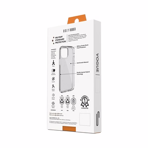 Ugly Rubber Vogue viedtālruņa apvalks iPhone 14 Pro 6,1" caurspīdīgs