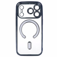 Metālisks Magsafe maciņš iPhone 17 Pro Max zils