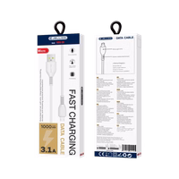 JELLICO kabelis KDS-30 Micro USB 3.1A 1M Balts