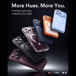 ESR Classic Hybrid MagSafe maciņš, paredzēts iPhone 18 Pro / 17 Pro, oranžs