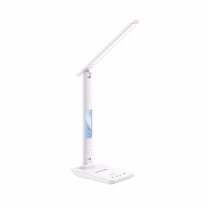 Yesido galda lampa DS20 induktīva ar LCD displeju balta