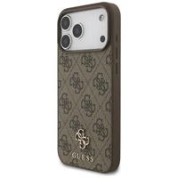 Guess 4G Small Classic Logo MagSafe futrālis iPhone 17 Pro Max - Brūns