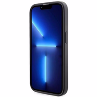 GUESS apvalks IPHONE 14 Pro Max saderīgs ar MagSafe GUHMP14XP4RPSK (4G drukātas svītras) melns