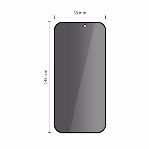 Tech-Protect Quick Set Spy+ Privātuma stikls 2-gab. komplekts iPhone 12 / 12 Pro