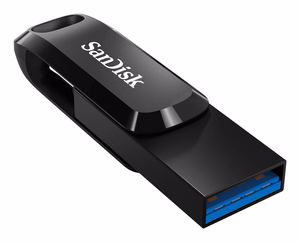 SanDisk Ultra Dual Drive Go USB zibatmiņas disks 256 GB USB Type-A / USB Type-C 3.2 Gen 1 melns