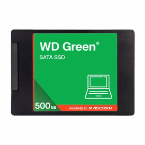 SSD|SANDISK|Green|POWERED BY SANDISK|500 GB|Serial ATA III|Read speed 545 MB/s|2.5"|WDS500G5G0A