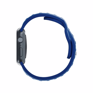 3mk silikona siksniņa Apple Watch, 38/40/41/42 mm, zils, mazais izmērs