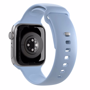 Силиконовый ремешок Puro Icon для Apple Watch 38 / 40 / 41 мм - голубой (2 шт.)