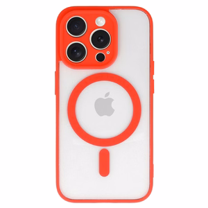 Acrylic Color Magsafe Case for Iphone 15 Plus red