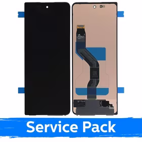 LCD displejs saderīgs ar Samsung F946 Z Fold5 (ĀRĒJAIS) melns (Servisa pakotne)