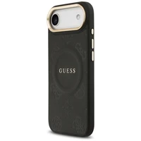 Guess Peony Hot Stamp MagSafe viedtālruņa apvalks iPhone Air – melns