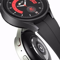 [OUTLET] Samsung Galaxy Watch5 Pro WiFi R920 melns ar gumijas siksniņu melns B klase
