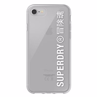 SuperDry Snap iPhone 6/6s/7/8/SE 2020 / SE 2022 Caurspīdīgs maciņš balts 41573
