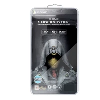 X-ONE Pilns Pārklājums Īpaši Spēcīgs Privātums - iPhone 13/13 Pro/14/16e 6,1" (pilna līme) rūdītais stikls 9H