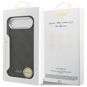 Guess 4G Classic Logo MagSafe maciņš iPhone Air melns