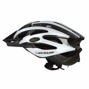 Dunlop MTB velosipēda ķivere, L izmērs, balta / melna