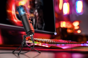 Kruger&Matz Warrior GV-100 USB spēļu un vlogošanas mikrofons