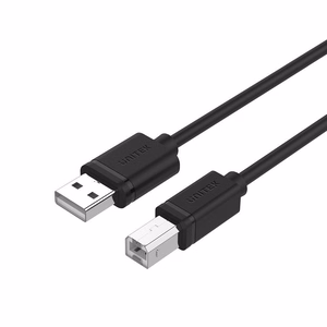 UNITEK Y-C421GBK USB kabelis 5 m USB 2.0 USB A USB B melns
