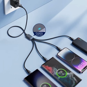 USB kabelis Joyroom 4in1 / S-1T4018A18 melns 120cm