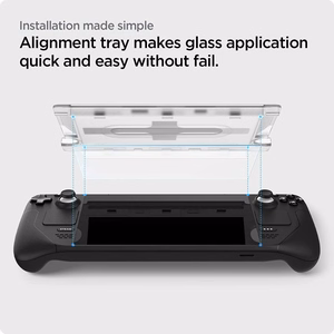 Spigen Glas.tR EZ Fit закалённое стекло для Steam Deck