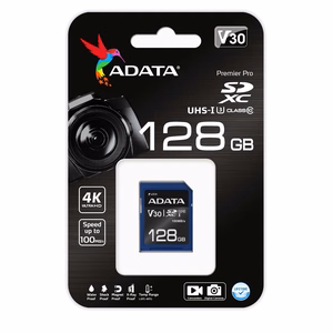 Adata SDXC 128GB V30 atmiņas karte