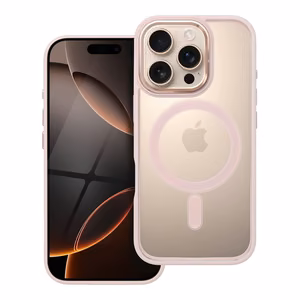 Case for iPhone 16 PRO Color Edge Mag Cover compatible with MagSafe pink
