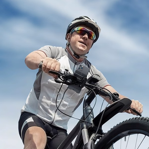 Wozinsky metal bicycle phone turētājs, scooters melns (WBHBK3)