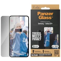 PanzerGlass īpaši plats privātuma aizsargstikls ar pozicionētāju Samsung Galaxy S24+