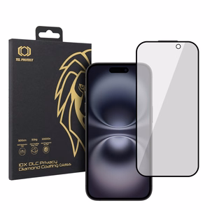 Rūdīts stikls Tel Protect 10X Privacy DLC Diamond Coating priekš Iphone 16