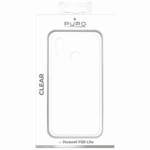 Puro Clear Cover vāciņš ierīcei Huawei P20 Lite (2018) 5.8", caurspīdīgs