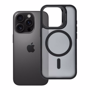 Case for iPhone 16 PRO Forcell F-Protect Shadow Stand Premium compatible with MagSafe black