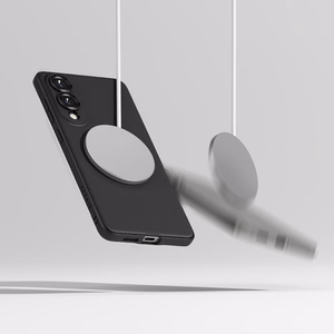 Магнитный чехол Ringke Onyx MagSafe для Samsung Galaxy S25 Edge - чёрный