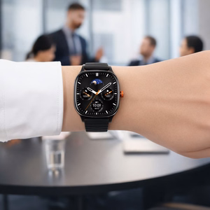 Blavec Smartwatch U-01 Mohito HD AMOLED Voice Call (SWU01-B) czarny + 1 paseka
